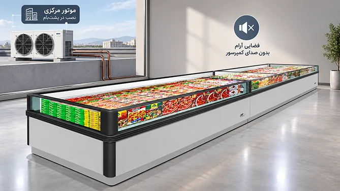 یونیت موتور مرکزی یخچال فریزر دنا