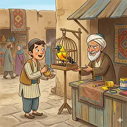 کلاغ رو رنگ کردن و جای قناری فروختن