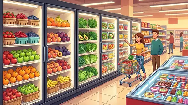 توضیحات مربوط به یخچال مناسب نگهداری میوه و سبزیجات
