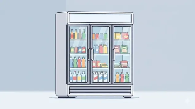 standing freezer